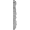 Ekena Millwork 4 1/2"W x 8 5/8"H x 1"P Zadlo Onlay, Left ONL04X08X01ZA-L - alternate 2